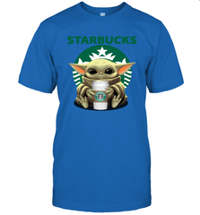 Baby Yoda Hugs Starbucks Cup Star Wars Shirts Men's T-Shirt - PrimaryTee