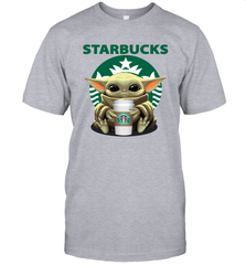 Baby Yoda Hugs Starbucks Cup Star Wars Shirts Men's T-Shirt - PrimaryTee