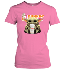 Baby Yoda Hugs Dunkin' Donuts Cup Star Wars Shirts Women's T-Shirt - PrimaryTee