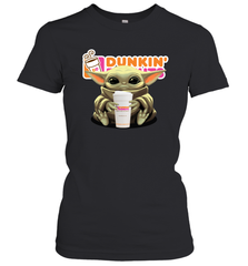 Baby Yoda Hugs Dunkin' Donuts Cup Star Wars Shirts Women's T-Shirt - PrimaryTee