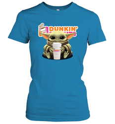 Baby Yoda Hugs Dunkin' Donuts Cup Star Wars Shirts Women's T-Shirt - PrimaryTee