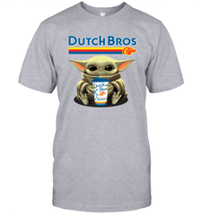 Baby Yoda Hugs Dutch Bros Men's T-Shirt - PrimaryTee