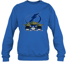 Tampa Bay Lightning Star Wars Logo Baby Yoda Sweatshirt - PrimaryTee