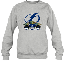 Tampa Bay Lightning Star Wars Logo Baby Yoda Sweatshirt - PrimaryTee