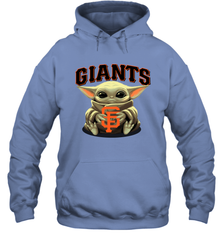 Baby Yoda Hugs The San Francisco Giants Shirts Hoodie - PrimaryTee