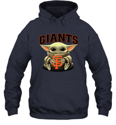 Baby Yoda Hugs The San Francisco Giants Shirts Hoodie - PrimaryTee