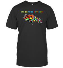 It's Ok To Be Different Denver Broncos Autism Shirt Men's T-Shirt - PrimaryTee