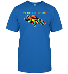 It's Ok To Be Different Denver Broncos Autism Shirt Men's T-Shirt - PrimaryTee