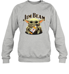Baby Yoda Hugs Jim Beam Bottle Star Wars Shirts Sweatshirt - PrimaryTee
