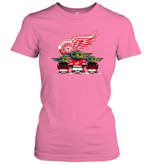 Detroit Red Wings Star Wars Logo Baby Yoda Women's T-Shirt - PrimaryTee