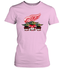 Detroit Red Wings Star Wars Logo Baby Yoda Women's T-Shirt - PrimaryTee