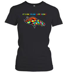 It's Ok To Be Different Denver Broncos Autism Shirt Women's T-Shirt - PrimaryTee
