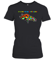 It's Ok To Be Different Denver Broncos Autism Shirt Women's T-Shirt - PrimaryTee