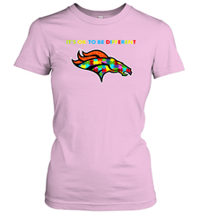 It's Ok To Be Different Denver Broncos Autism Shirt Women's T-Shirt - PrimaryTee