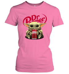 Baby Yoda Hugs Dr Pepper Can Star Wars Shirts Women's T-Shirt - PrimaryTee