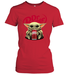 Baby Yoda Hugs Dr Pepper Can Star Wars Shirts Women's T-Shirt - PrimaryTee