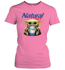 Baby Yoda Hugs Natural Light Beer Star Wars Shirts Women's T-Shirt - PrimaryTee