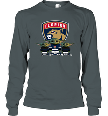 Florida Panthers Star Wars Logo Baby Yoda Long Sleeve T-Shirt - PrimaryTee