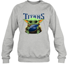 Baby Yoda Loves The Tennessee Titans Star Wars NFL Shirts Sweatshirt - PrimaryTee