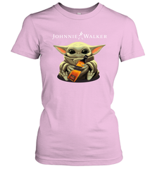 Baby Yoda Hugs Johnnie Walker Bottle Star Wars Shirts Women's T-Shirt - PrimaryTee