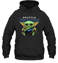 Baby Yoda Loves The Seattle Seahawks Star Wars NFL Shirts Hoodie - PrimaryTee
