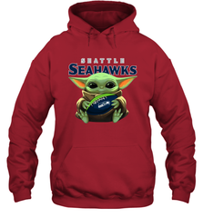 Baby Yoda Loves The Seattle Seahawks Star Wars NFL Shirts Hoodie - PrimaryTee