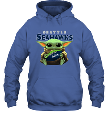 Baby Yoda Loves The Seattle Seahawks Star Wars NFL Shirts Hoodie - PrimaryTee