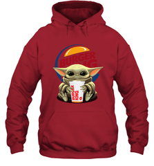 Baby Yoda Hugs Burger King Cup Star Wars Shirts Hoodie - PrimaryTee