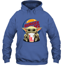 Baby Yoda Hugs Burger King Cup Star Wars Shirts Hoodie - PrimaryTee