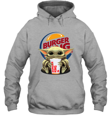 Baby Yoda Hugs Burger King Cup Star Wars Shirts Hoodie - PrimaryTee