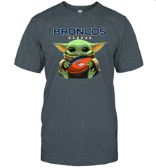 Baby Yoda Loves The Denver Broncos Star Wars NFL Shirts Men's T-Shirt - PrimaryTee