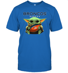 Baby Yoda Loves The Denver Broncos Star Wars NFL Shirts Men's T-Shirt - PrimaryTee