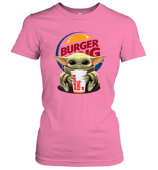 Baby Yoda Hugs Burger King Cup Star Wars Shirts Women's T-Shirt - PrimaryTee