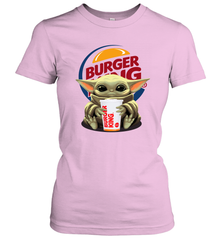 Baby Yoda Hugs Burger King Cup Star Wars Shirts Women's T-Shirt - PrimaryTee