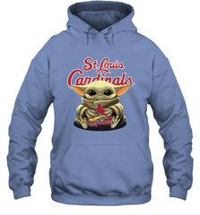 Baby Yoda Hugs The St Louis Cardinals Shirts Hoodie - PrimaryTee