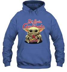 Baby Yoda Hugs The St Louis Cardinals Shirts Hoodie - PrimaryTee