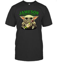 Baby Yoda Hugs Jameson Irish Whiskey Star Wars Shirts Men's T-Shirt - PrimaryTee