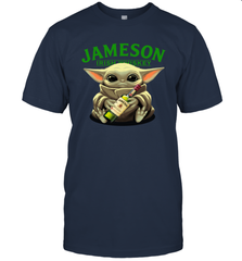 Baby Yoda Hugs Jameson Irish Whiskey Star Wars Shirts Men's T-Shirt - PrimaryTee