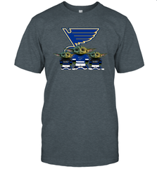 St Louis Blues Star Wars Logo Baby Yoda Men's T-Shirt - PrimaryTee