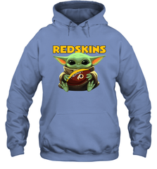 Baby Yoda Loves The Washington Redskins Star Wars NFL Shirts Hoodie - PrimaryTee