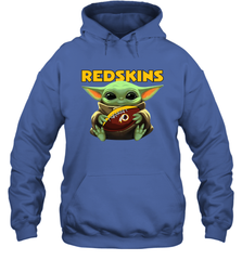 Baby Yoda Loves The Washington Redskins Star Wars NFL Shirts Hoodie - PrimaryTee