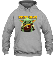 Baby Yoda Loves The Washington Redskins Star Wars NFL Shirts Hoodie - PrimaryTee