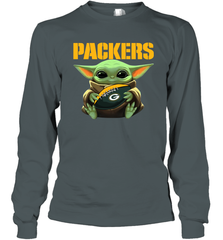 Baby Yoda Loves The Green Bay Packers Star Wars NFL Shirts Long Sleeve T-Shirt - PrimaryTee