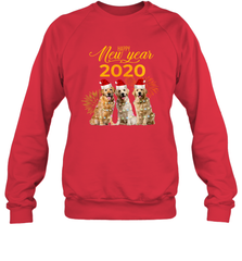 Golden Retriever Happy New Year 2020 Shirt Sweatshirt - PrimaryTee