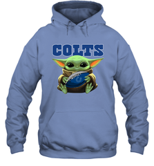 Baby Yoda Loves The Indianapolis Colts Star Wars NFL Shirts Hoodie - PrimaryTee