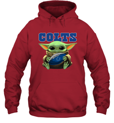 Baby Yoda Loves The Indianapolis Colts Star Wars NFL Shirts Hoodie - PrimaryTee