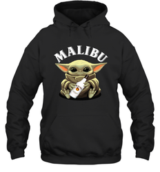 Baby Yoda Hugs Malibu Bottle Star Wars Shirts Hoodie - PrimaryTee