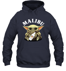 Baby Yoda Hugs Malibu Bottle Star Wars Shirts Hoodie - PrimaryTee