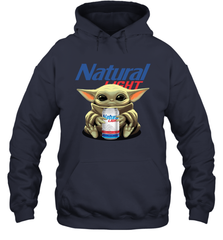 Baby Yoda Hugs Natural Light Beer Star Wars Shirts Hoodie - PrimaryTee