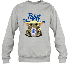 Baby Yoda Hugs Pabst Blue Ribbon Beer Can Star Wars Shirts Sweatshirt - PrimaryTee